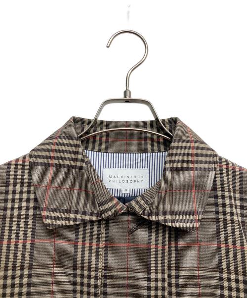 MACKINTOSH PHILOSOPHY（マッキントッシュ フィロソフィー）MACKINTOSH PHILOSOPHY (マッキントッシュ フィロソフィー) ショートトレンチコート ブラウン サイズ:38の古着・服飾アイテム