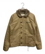 AVIREXアヴィレックス）の古着「N-1デッキジャケット」｜ブラウン