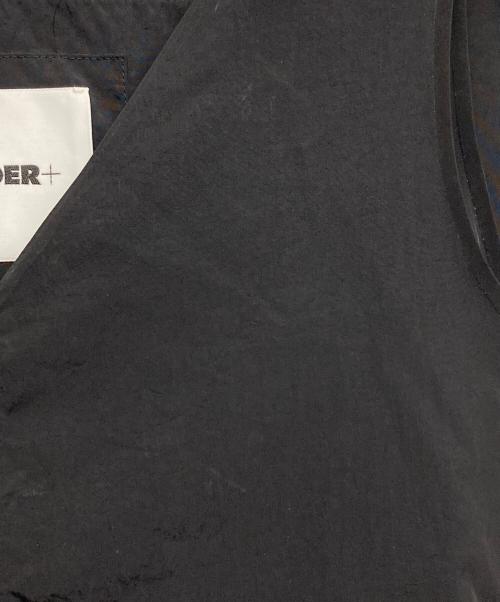 JIL SANDER+（ジルサンダープラス）JIL SANDER+ (ジルサンダープラス) ナイロンノースリーブワンピース ブラック サイズ:32の古着・服飾アイテム