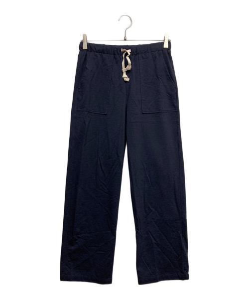 MACPHEE（マカフィー）MACPHEE (マカフィー) コットンリネンストライプ イージーストレートパンツ ブルー サイズ:36の古着・服飾アイテム