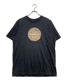 COACH（コーチ）の古着「シグネチャープリントTシャツ」｜ブラック