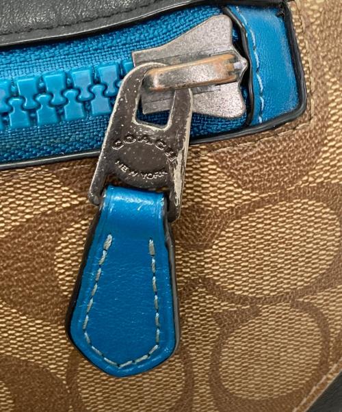 COACH（コーチ）COACH (コーチ) シグネチャー ウエストポーチ ブラウンの古着・服飾アイテム