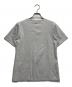 anuans (アニュアンス) シルクタッチコットンUネックTシャツ グレー サイズ:M：4000円