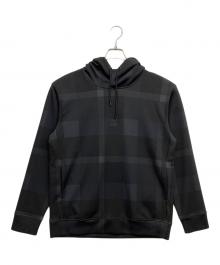 BLACK LABEL CRESTBRIDGE（ブラックレーベル クレストブリッジ）の古着「クレストブリッジシャドーチェック柄パーカ」｜ブラック