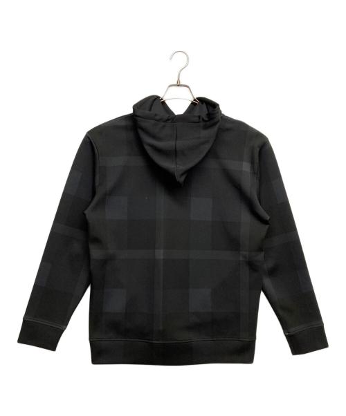 BLACK LABEL CRESTBRIDGE（ブラックレーベル クレストブリッジ）BLACK LABEL CRESTBRIDGE (ブラックレーベル クレストブリッジ) クレストブリッジシャドーチェック柄パーカ ブラック サイズ:Lの古着・服飾アイテム