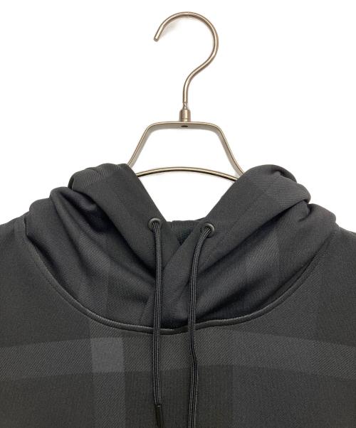 BLACK LABEL CRESTBRIDGE（ブラックレーベル クレストブリッジ）BLACK LABEL CRESTBRIDGE (ブラックレーベル クレストブリッジ) クレストブリッジシャドーチェック柄パーカ ブラック サイズ:Lの古着・服飾アイテム