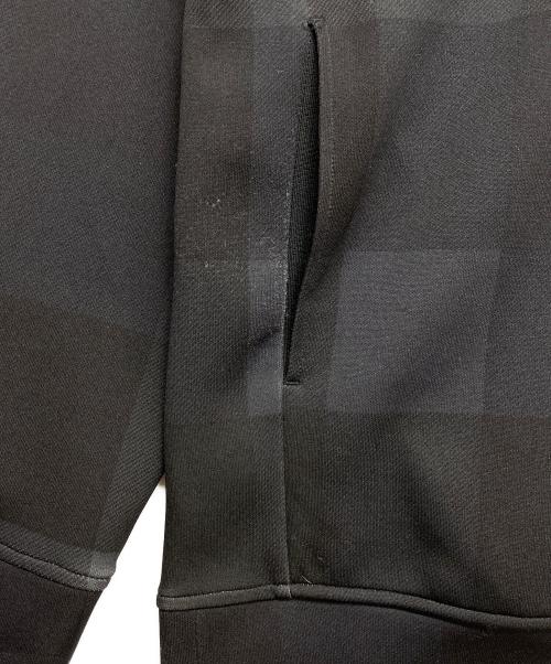 BLACK LABEL CRESTBRIDGE（ブラックレーベル クレストブリッジ）BLACK LABEL CRESTBRIDGE (ブラックレーベル クレストブリッジ) クレストブリッジシャドーチェック柄パーカ ブラック サイズ:Lの古着・服飾アイテム