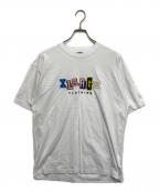 X-LARGEエクストララージ）の古着「MULTI COLOR COLLEGE LOGO S/S TEE」｜ホワイト