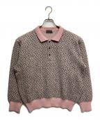 Christian Dior MONSIEURクリスチャンディオールムッシュ）の古着「ニットポロシャツ」｜ピンク