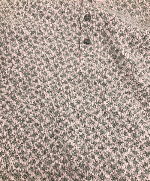 Christian Dior MONSIEUR（クリスチャンディオールムッシュ）Christian Dior MONSIEUR (クリスチャンディオールムッシュ) ニットポロシャツ ピンク サイズ:Lの古着・服飾アイテム