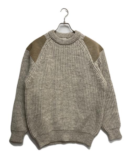Black Sheep（ブラックシープ）BLACK SHEEP (ブラックシープ) オイルドウールセーター ベージュ サイズ:Lの古着・服飾アイテム