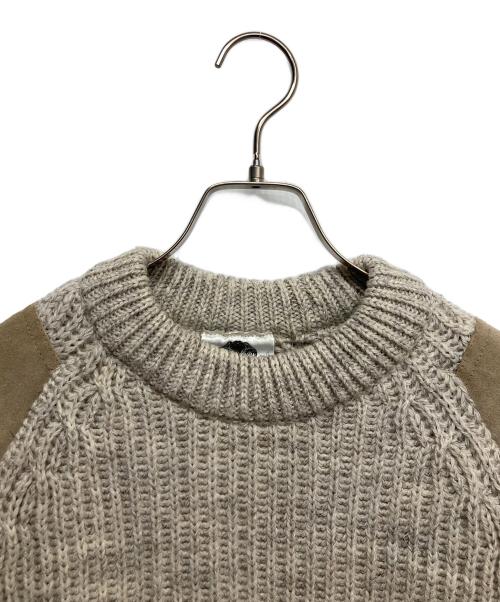 Black Sheep（ブラックシープ）BLACK SHEEP (ブラックシープ) オイルドウールセーター ベージュ サイズ:Lの古着・服飾アイテム
