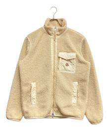 MONCLER（モンクレール）の古着「FELPA APERTA CON ZIP」｜ベージュ