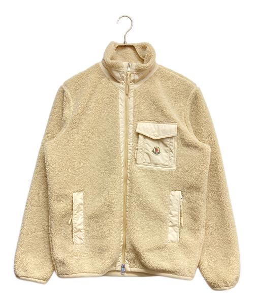 MONCLER（モンクレール）MONCLER (モンクレール) FELPA APERTA CON ZIP ベージュ サイズ:Ｍの古着・服飾アイテム