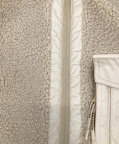 MONCLER（モンクレール）MONCLER (モンクレール) FELPA APERTA CON ZIP ベージュ サイズ:Ｍの古着・服飾アイテム