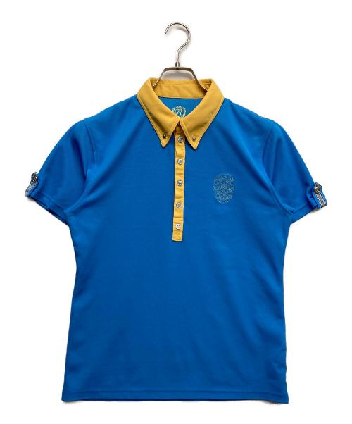 RUSSELUNO（ラッセルノ）RUSSELUNO (ラッセルノ) ゴルフウェア(トップス) ブルー サイズ:Mの古着・服飾アイテム
