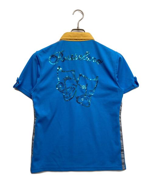 RUSSELUNO（ラッセルノ）RUSSELUNO (ラッセルノ) ゴルフウェア(トップス) ブルー サイズ:Mの古着・服飾アイテム