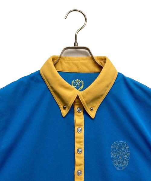 RUSSELUNO（ラッセルノ）RUSSELUNO (ラッセルノ) ゴルフウェア(トップス) ブルー サイズ:Mの古着・服飾アイテム