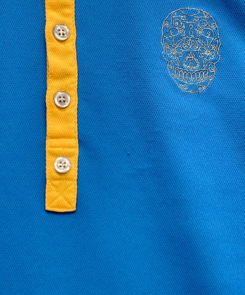 RUSSELUNO（ラッセルノ）RUSSELUNO (ラッセルノ) ゴルフウェア(トップス) ブルー サイズ:Mの古着・服飾アイテム