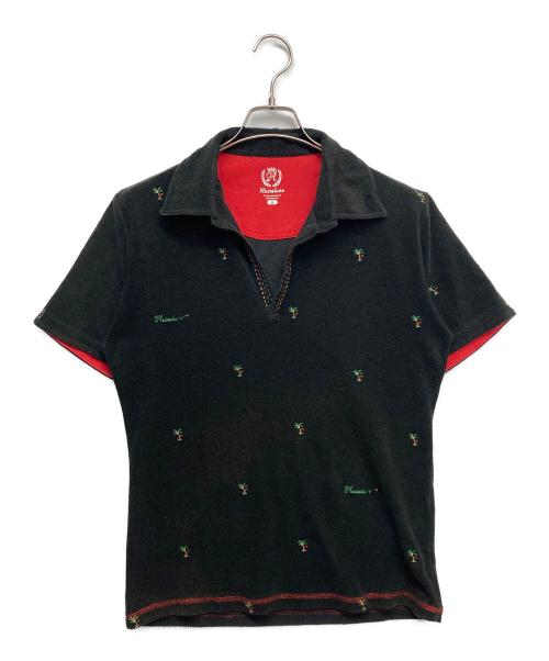 RUSSELUNO（ラッセルノ）RUSSELUNO (ラッセルノ) ゴルフウェア(トップス) ブラック サイズ:Mの古着・服飾アイテム