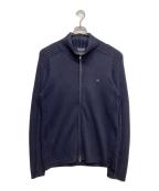 POLO JEANS COMPANYポロジーンズカンパニー）の古着「ジップアップニット」｜ネイビー