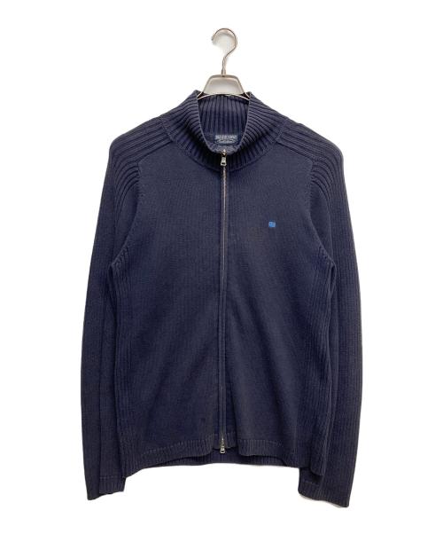 POLO JEANS COMPANY（ポロジーンズカンパニー）POLO JEANS COMPANY (ポロジーンズカンパニー) ジップアップニット ネイビー サイズ:XLの古着・服飾アイテム