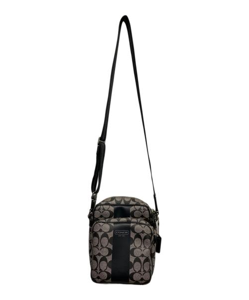 COACH（コーチ）COACH (コーチ) シグネチャーショルダーバッグ ブラックの古着・服飾アイテム