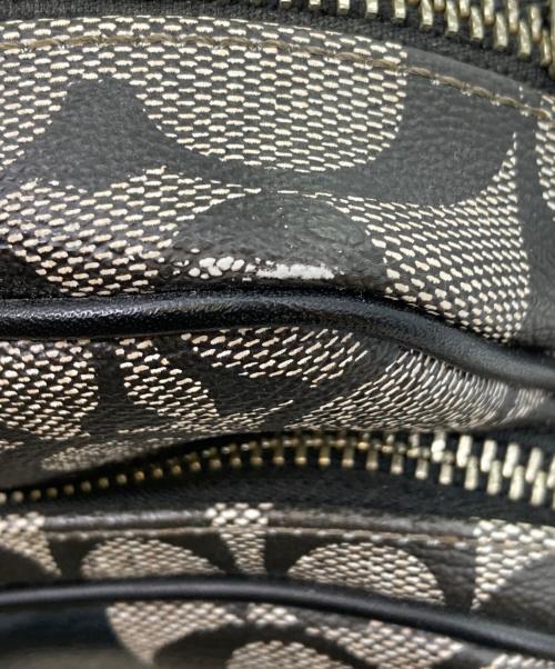 COACH（コーチ）COACH (コーチ) シグネチャーショルダーバッグ ブラックの古着・服飾アイテム