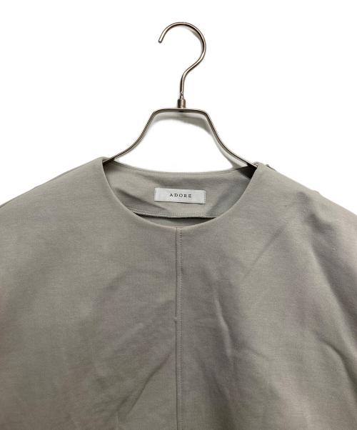 ADORE（アドーア）ADORE (アドーア) コットンダンボールカットソー グレー サイズ:38の古着・服飾アイテム