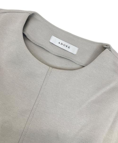 ADORE（アドーア）ADORE (アドーア) コットンダンボールカットソー グレー サイズ:38の古着・服飾アイテム