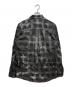DSQUARED2 (ディースクエアード) Dirty Check Dropped Shoulder Shirt ブラック サイズ:48：17000円