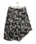 COMME des GARCONS (コムデギャルソン) アシンメトリー総柄スカート ブラック サイズ:M：12000円