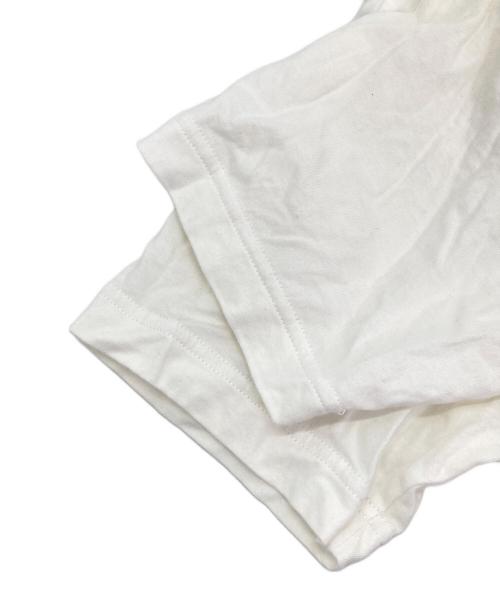 COMME des GARCONS GIRL（コムデギャルソンガール）COMME des GARCONS GIRL (コムデギャルソンガール) ボンボン付きTシャツ ホワイト サイズ:Mの古着・服飾アイテム
