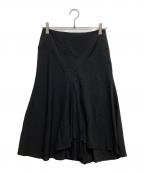 Chloeクロエ）の古着「rainbow zipper high low skirt」｜ブラック