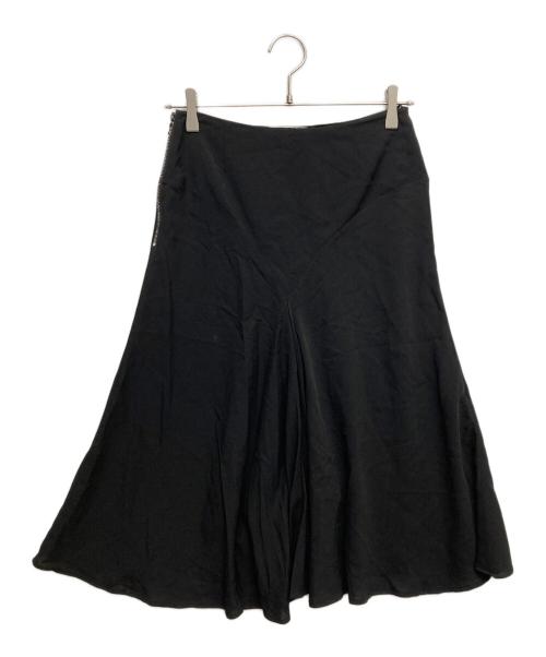 Chloe（クロエ）Chloe (クロエ) rainbow zipper high low skirt ブラック サイズ:38の古着・服飾アイテム