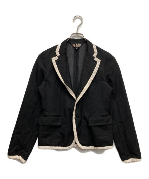 BLACK COMME des GARCONS（ブラックコムデギャルソン）BLACK COMME des GARCONS (ブラックコムデギャルソン) テーラードジャケット ブラック サイズ:Sの古着・服飾アイテム