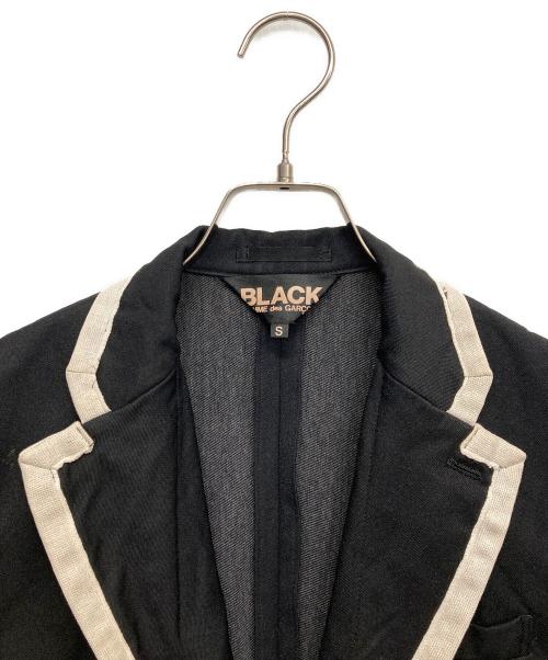 BLACK COMME des GARCONS（ブラックコムデギャルソン）BLACK COMME des GARCONS (ブラックコムデギャルソン) テーラードジャケット ブラック サイズ:Sの古着・服飾アイテム