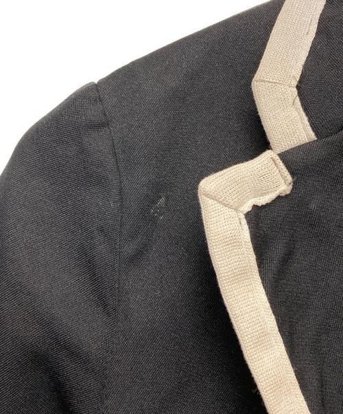 BLACK COMME des GARCONS（ブラックコムデギャルソン）BLACK COMME des GARCONS (ブラックコムデギャルソン) テーラードジャケット ブラック サイズ:Sの古着・服飾アイテム