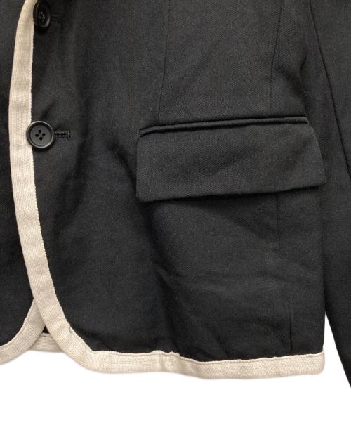 BLACK COMME des GARCONS（ブラックコムデギャルソン）BLACK COMME des GARCONS (ブラックコムデギャルソン) テーラードジャケット ブラック サイズ:Sの古着・服飾アイテム