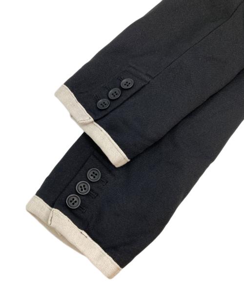 BLACK COMME des GARCONS（ブラックコムデギャルソン）BLACK COMME des GARCONS (ブラックコムデギャルソン) テーラードジャケット ブラック サイズ:Sの古着・服飾アイテム