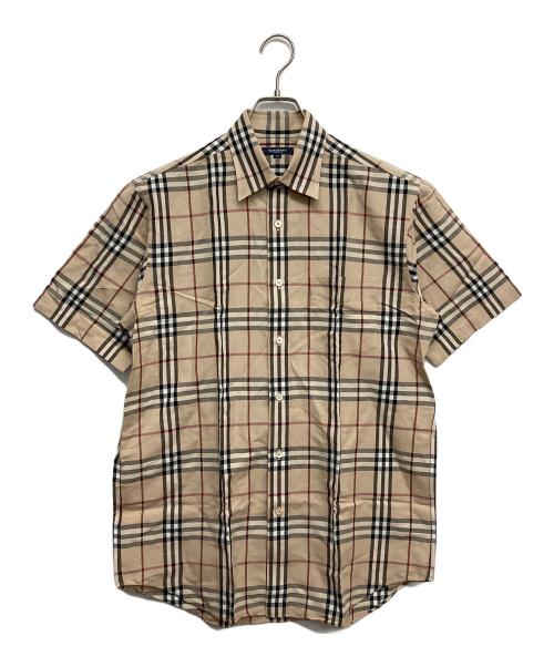 BURBERRY LONDON（バーバリーロンドン）BURBERRY LONDON (バーバリーロンドン) ノバァチェックシャツ ブラウン サイズ:Mの古着・服飾アイテム