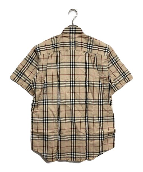 BURBERRY LONDON（バーバリーロンドン）BURBERRY LONDON (バーバリーロンドン) ノバァチェックシャツ ブラウン サイズ:Mの古着・服飾アイテム