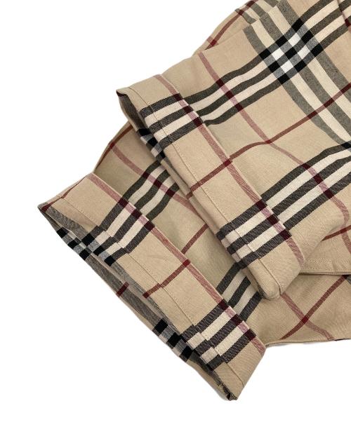 BURBERRY LONDON（バーバリーロンドン）BURBERRY LONDON (バーバリーロンドン) ノバァチェックシャツ ブラウン サイズ:Mの古着・服飾アイテム