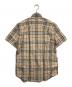 BURBERRY LONDON (バーバリーロンドン) ノバァチェックシャツ ブラウン サイズ:M：8000円