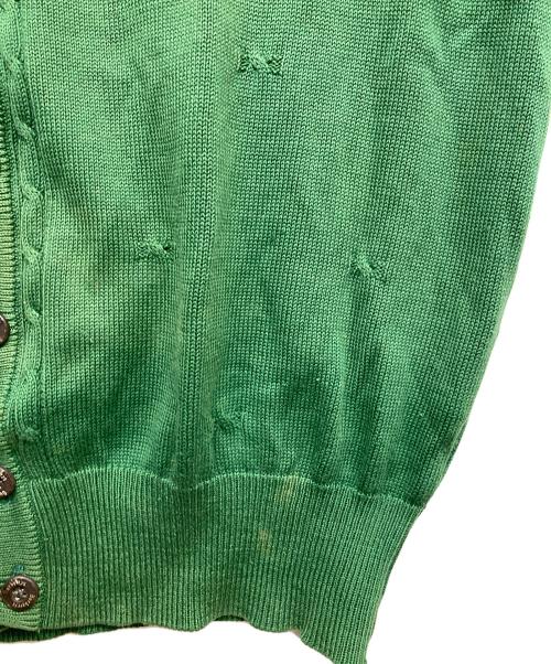 Burberry's（バーバリー）Burberry's (バーバリー) ニットベスト グリーン サイズ:Mの古着・服飾アイテム