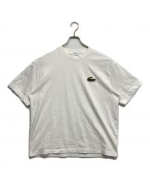 LACOSTE（ラコステ）の古着「ワンポイントロゴTシャツ」｜ホワイト