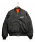 AVIREX（アヴィレックス）の古着「MA-1ジャケット」｜ブラック