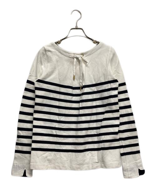 BURBERRY BLUE LABEL（バーバリー ブルー レーベル）BURBERRY BLUE LABEL (バーバリー ブルー レーベル) 長袖カットソー ホワイト サイズ:38の古着・服飾アイテム