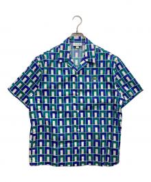 LACOSTE（ラコステ）の古着「オープンカラーシャツ」｜ブルー