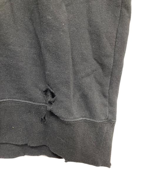 stein（シュタイン）stein (シュタイン) OVERSIZED REBUILD SWEAT LS ブラック サイズ:Mの古着・服飾アイテム